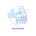 Innovators concept icon