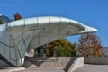 INNSBRUCK, AUSTRIA: Hungerburg station of Hungerburgbahn, hybrid funicular railway in Innsbruck, Austria.