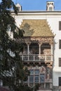 The famous Golden Roof Goldenes Dachl, a landmark in Innsbruck, Austria Royalty Free Stock Photo