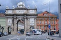 The gate of Triumphpforte in Innsbruck on Austria