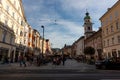 Town Square and Hospital Church (Spitalskirche) of the Holy Spirit Innsbruck
