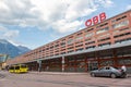 Innsbruck main railway station Hauptbahnhof ÃâBB Ãâsterreichische Bundesbahnen in Austria