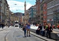 Innsbruck Street, Austria Royalty Free Stock Photo
