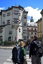 Innsbruck Street.Austria. Royalty Free Stock Photo