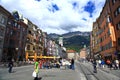 Innsbruck Street.Austria. Royalty Free Stock Photo