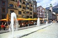 Innsbruck Street.Austria. Royalty Free Stock Photo
