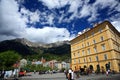 Innsbruck Street.Austria. Royalty Free Stock Photo