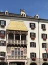 Innsbruck, Tettuccio d\'oro â Goldenes Dachl Royalty Free Stock Photo