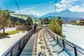 Innsbrucker Nordkette cable railways in Austria Royalty Free Stock Photo