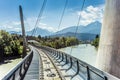 Innsbrucker Nordkette cable railways in Austria. Royalty Free Stock Photo