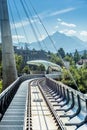 Innsbrucker Nordkette cable railways in Austria Royalty Free Stock Photo