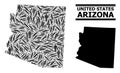 Inoculation Mosaic Map of Arizona State