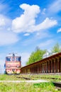 Inoperative railway station in Haapsalu, Estonia