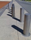 Inox steel seperation bollards