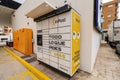 InPost and Amazon Locker self-service lockers Royalty Free Stock Photo