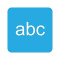 Input Latin Letters icon image.
