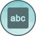 Input Latin Letters icon vector image.