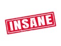 insane red stamp style Royalty Free Stock Photo