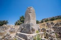 The Inscribed piller in Xanthos ancient city. Xanthos was a centre of culture and commerce for the Lycians.