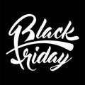 Inscription Black Friday Royalty Free Stock Photo