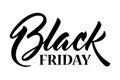 Inscription Black Friday Royalty Free Stock Photo