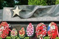 The inscription fellow countrymen who gave their lives in the name of the fatherland Royalty Free Stock Photo