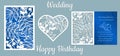 The inscription-happy birthday, wedding. Rowan, leaves, berries,. Card Rowan, leaves, berries in heart, and space for text. Laser