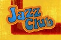 Inscription jazz club Royalty Free Stock Photo