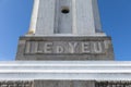 Inscription on the Lighthouse at Yeu Island