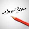 Inscription love you