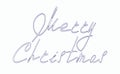 The inscription merry Christmas