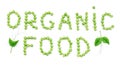Inscription organic food