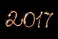 2017 inscription sparklers