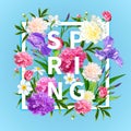 Spring collections background