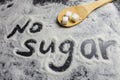 the inscription of sugar-free sugar, caries prevention, dental health care, causes of carious lesions, diabetes, obesity