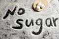 the inscription of sugar-free sugar, caries prevention, dental health care, causes of carious lesions, diabetes, obesity