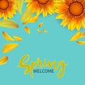 Welcome spring background