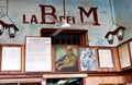 Inscriptions on the wall in La Bodeguita del Medio Royalty Free Stock Photo