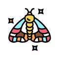 insect boho color icon vector illustration Royalty Free Stock Photo