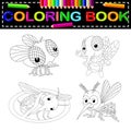 Insect coloring book