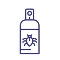 Insect hand sprayer, pocket mosquito aerosol, hand disinfection spray icon