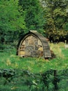 Insect hotel, a hotel for the insects in permaculture garden, Argiculture Royalty Free Stock Photo