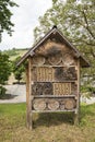 Insect hotel for different kind of insects, save the insects Royalty Free Stock Photo