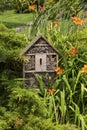 Insect house - hotel in a summer garden Royalty Free Stock Photo