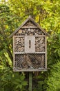 Insect house - hotel Royalty Free Stock Photo