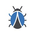 insect vector glyph color icon Royalty Free Stock Photo