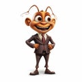 Insect-inspired Cartoon Character Portrait: Playful Art By Tiago Hoisel