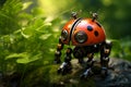 Insect-Inspired Robot: Ladybug's Nature Adventure. Generative by Ai