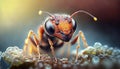 Insect Macro Photography, Exploring the Beauty of Small Creatures for Your Desktop Background - Generative AI