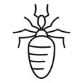 Insect nature bug icon, outline style